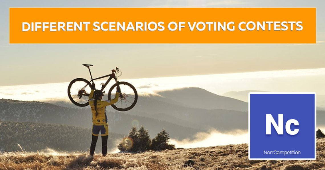 Tutorial: different scenarios of voting contests with NorrCompetition