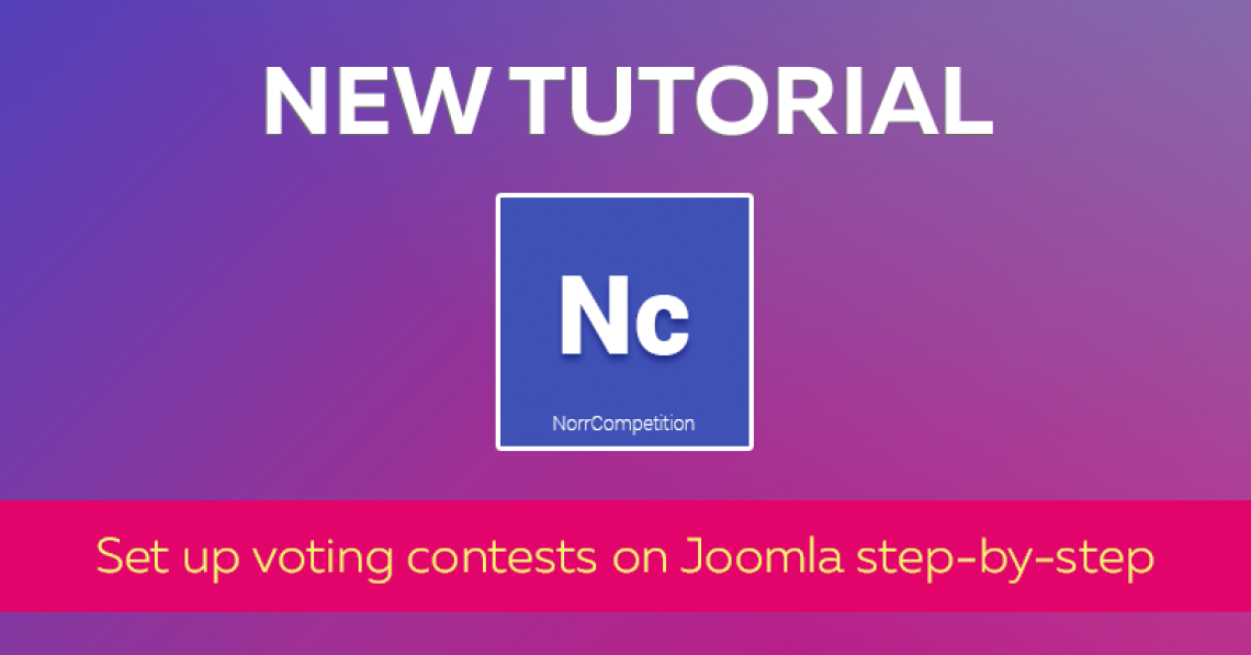 New tutorial: Set up voting contests on Joomla step-by-step