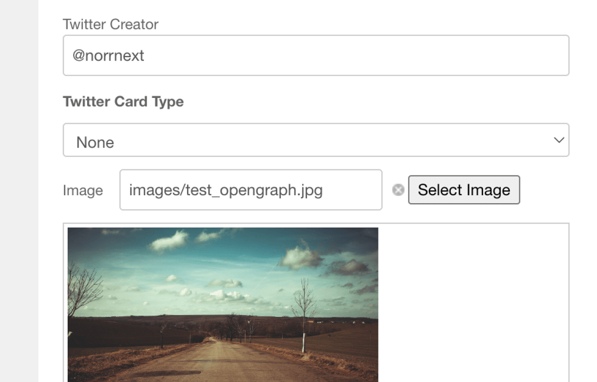 Open Graph for ZOO - settings